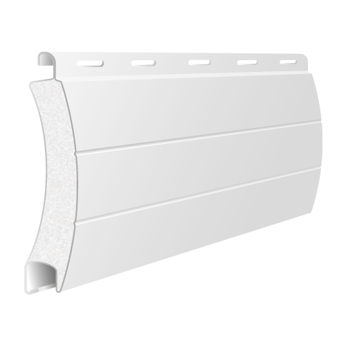 Persiana lama 55 E aluminio curva